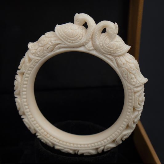 Peacock Crown Hoop Bangle