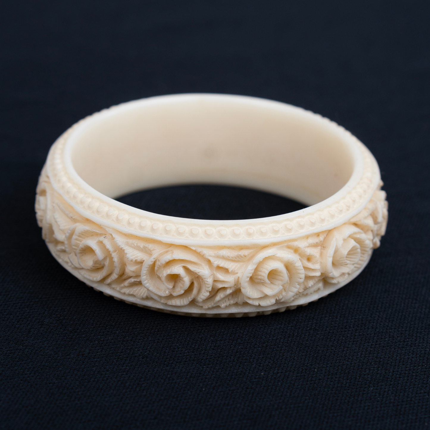 Rose Garden Carved Bangle